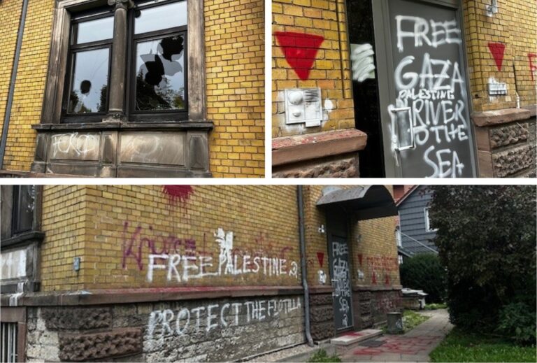 Mehr über den Artikel erfahren Erneuter Angriff auf das Haus der Union – Güntzler geschockt von Ausmaß der Zerstörung und neuer Eskalationsstufe