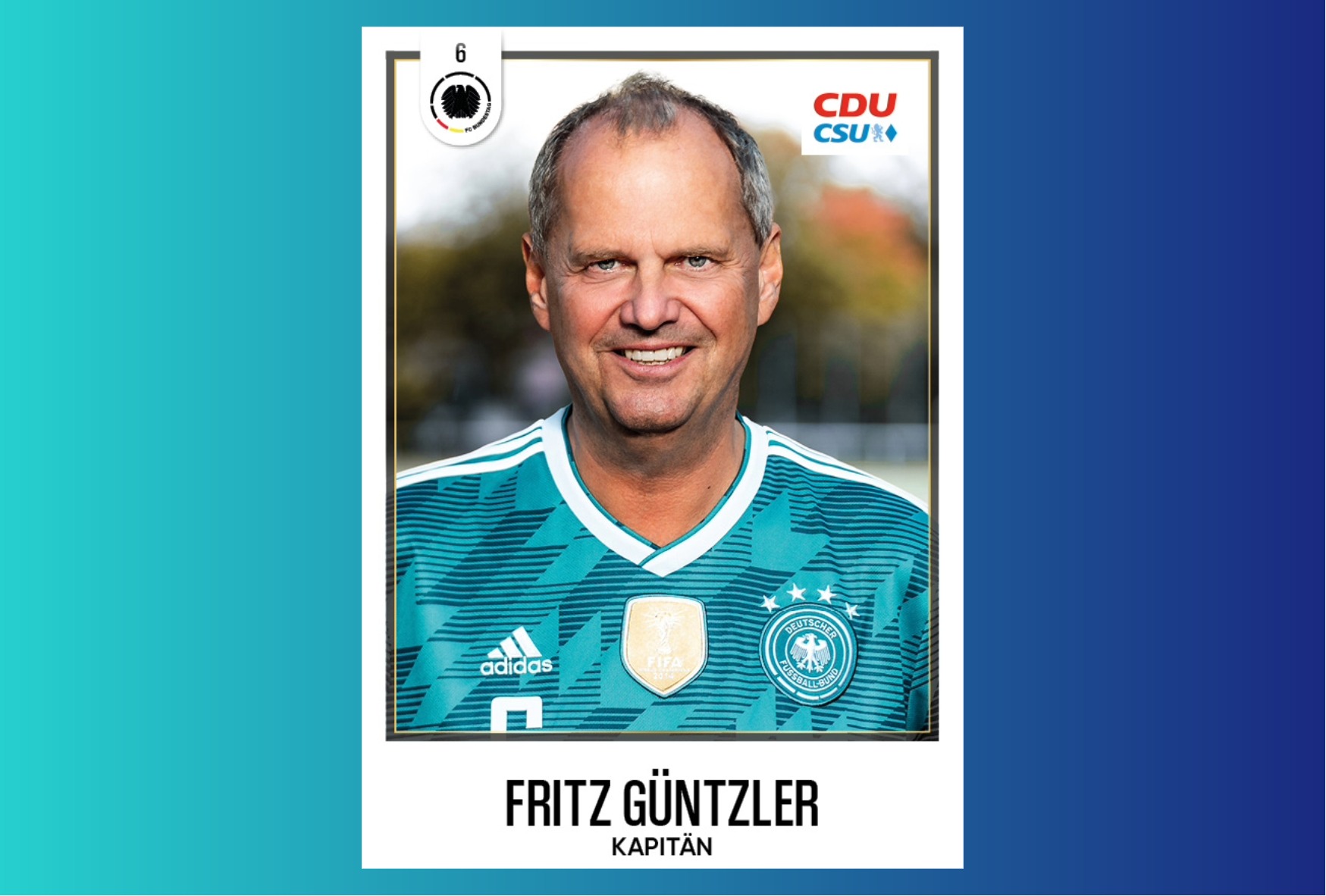 Mehr über den Artikel erfahren Güntzler wieder zum Kapitän des FC Bundestag gewählt